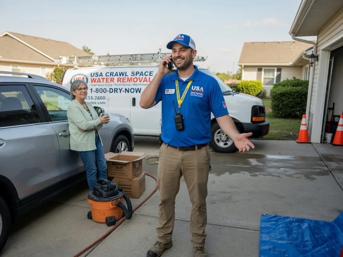 Crawl Space Water Removal Ridgely, MD FAQs